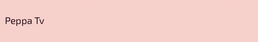 Peppa Tv